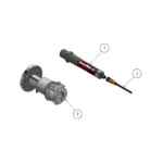 Imagem descritiva do produto Optical Pyrometer - Measuring System PK 68-K002 (550 – 1400 °C)