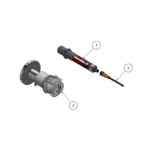 Imagem descritiva do produto Optical Pyrometer - Measuring System PK 72-K002 (400 – 2000 °C)