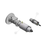 Imagem descritiva do produto Optical Pyrometer - Measuring System PA 40-K009 (750 – 2400 °C)