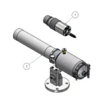 Imagem descritiva do produto Pirómetro Óptico - Sistema de Medición PA 20-K003 (250 – 2000 °C)