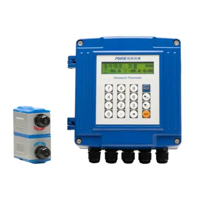 Imagem de demonstração do produto Medidor de caudal ultrasónico
